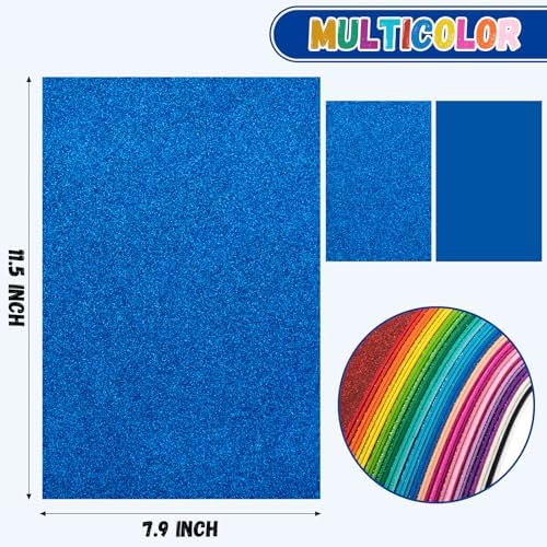36 Pack Glitter Foam Sheets Craft 8 x 12 inch 36 Colors