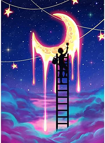DIAMOND ART CLUB Paint the Moon Diamond Art Kits for Adults