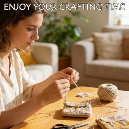 Embroidery Floss - Cross Stitch Threads - Friendship Bracelets Floss - Crafts Floss - 14 Skeins Per Pack Embroidery Floss, Light Mocha Brown Gradient