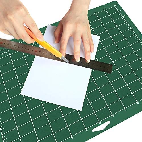 REALIKE 12x12 StandardGrip Cutting Mat Compatible with Cricut Maker 3/Maker 4/Maker/Explore 3/4/Air 2/Air/One(3 Mats), Green Standard Gridded Adhesive Cut Mat for Crafts