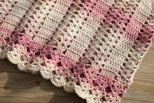 Fine Knitted and Crocheted Cotton Yarn, 100% Long Staple Cotton Yarn Multicolour Gradient Yarn, Infant Sports, 2 Packages 100 g/3.52 oz (50 g/162 yds per Strand) - sc07