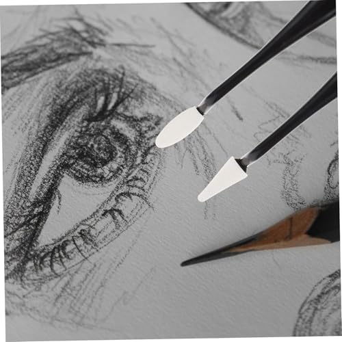 OHPHCALL Art Sketch Wipe Tool Set Blending Erasers with Sponge Pads for Drawing Suitable for Artists and Students Versatile Sketching Accessories for Unique Effects
