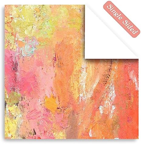Scrapbook Paper, 24 Sheets 6"×6" 160gsm Single-Sided Patterned Cardstock