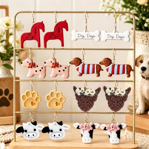 10Pcs Dog Lovers Polymer Clay Cutters