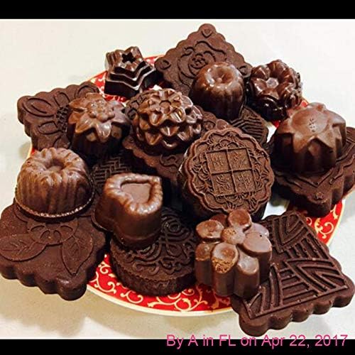 WARMBUY Silicone Molds for Making Bath Bomb, Soap, Chocolate, Candy, 2 Pack