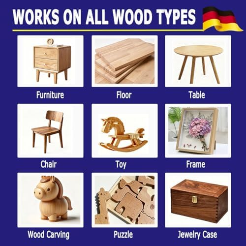 30g Wood Glue for Woodworking – Clear Super Glue with 3 Precision Tips for Furniture Repair & Crafts – Fast Curing, Strong Bond CA Adhesive for Wood, Model Building & DIY Projects