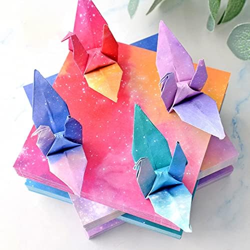 Origami Paper Kit for Kids Adults, 200 Sheets, 3.74*3.74in | Starry Double-Sided, Square Origami Paper, DIY Decoration, Scrapbook Decor, Folding Crafts