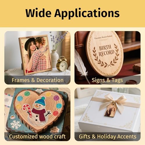 TransOurDream Heat Transfer Paper for Wood (20 Sheets, 8.5x11") Printable Iron on Transfer Paper for Inkjet Printer (Inkjet 1.0)