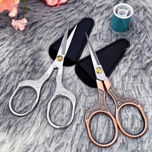 Small Sharp Scissors, 5 Inch Embroidery Hair Trimming Scissors