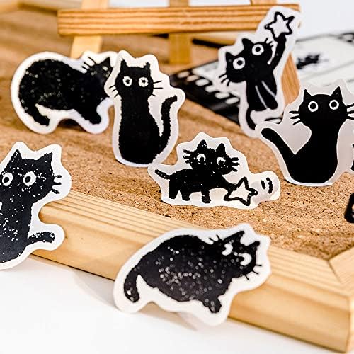Small Cute Cat Stickers for Scrapbooking Bullet Journal DIY Decoration Journaling Planners Suitcase Diary Notebooks, Album Laptop Phone Case Art Craft, 45 Designs…