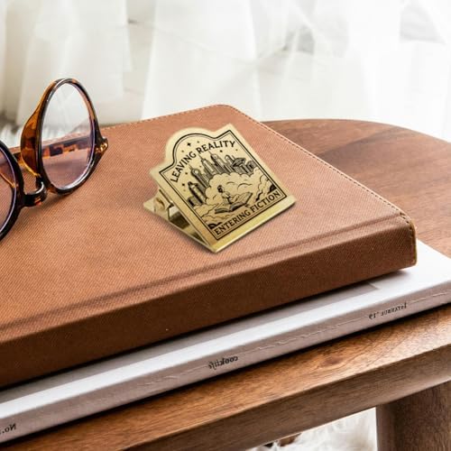 ANATTASOUL Leave Reality & Enter the Novel Travel Journal Clip for DIY Use