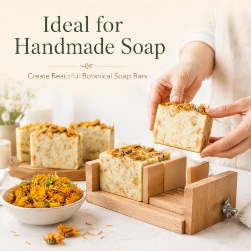Sukh 6oz Dried Calendula Flowers Bulk - Natural Marigold for Soap Making