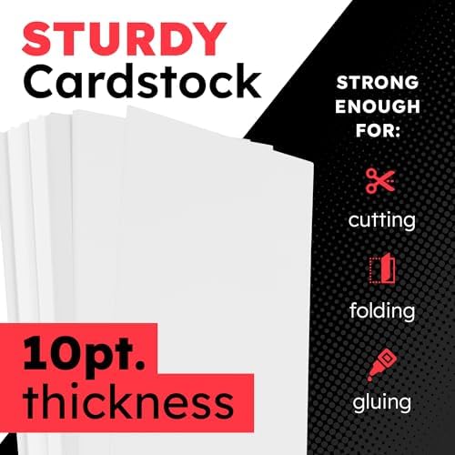 Hygloss Medium Poster Board 11x14 - 50 Count Bulk Pack - 10 Pt. Thickness White Poster Board Paper for Projects, Presentations, Displays, Signs, Crafts - Blank Posterboard Multipack 11" x 14"