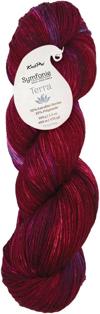 KnitPro Symfonie Fingering Weight Merino Wool Yarn 100g, Valentine