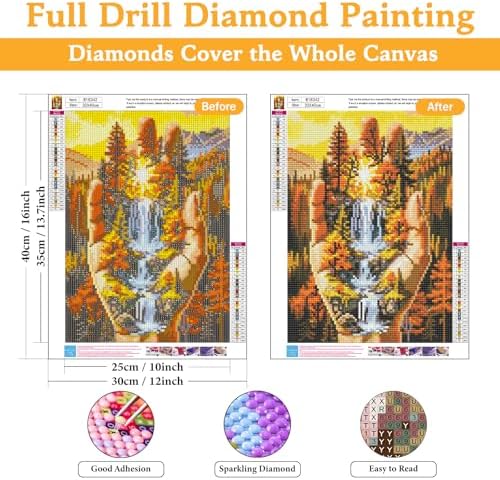 Diamond Art Kits for Adults & Beginners, Forest Diamond Painting Kit