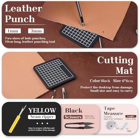 Leather Sewing Kit Upholstery Repair Kit Leather Stitching Kit