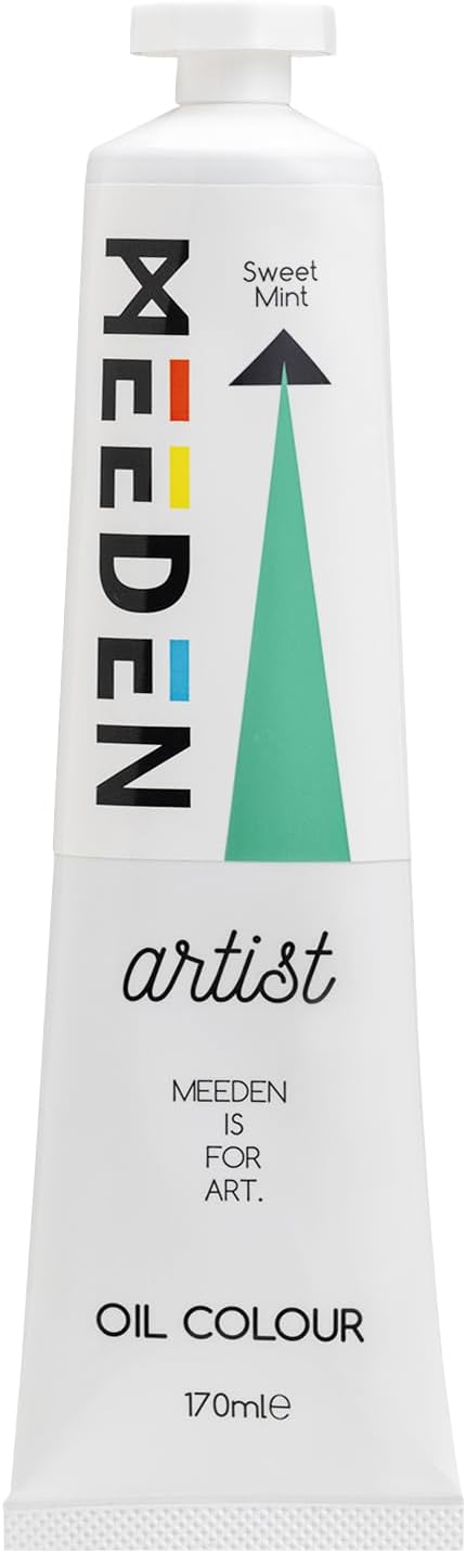 MEEDEN Artist Grade Oil Paint: Sweet Mint - 170ml/5.7oz Tube | Professional Art Paints and Supplies for Canvas Painting