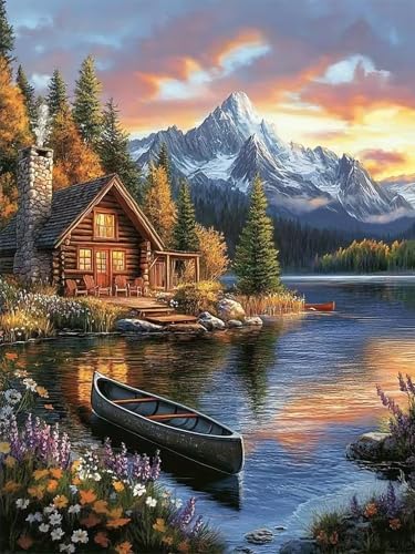 Diamond Art Kits for Adults, Landscape Diamond Art Painting Kits for Adults