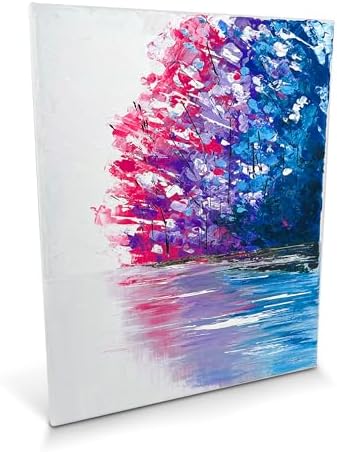 ArtSkills Stretched Canvas for Painting, 8x8 Canvas, 2-Pack Framed | Blank Canvas, Premium Wood Frame, Painting Supplies for Artists