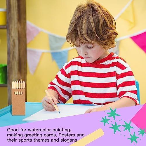 Faccito 15 Packs Mini Colored Pencils Bulk for Kids, 6 Colors
