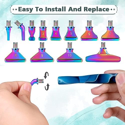 DoreenBow 21Pcs Diamond Art Tools Metal Thread Tip Diamond Art Accessories