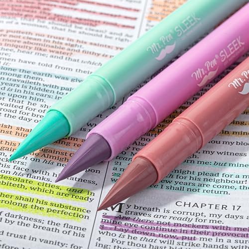 Mr. Pen- No Bleed Gel Highlighters, Assorted Colors, 8 Pack