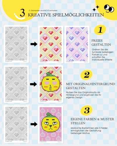 forever young 24 Designs Round Blank Diamond Freestyle Cards (No Drills)