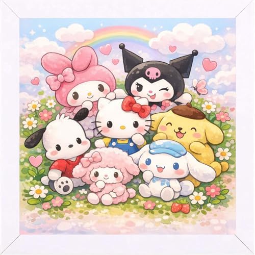 JAKI Diamond Art Painting Kits for Adults,Cartoon Diamond Art 13.8x13.8inch