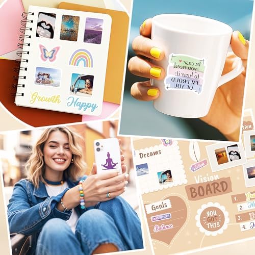 50 Pcs Positive Affirmation Vinyl Stickers