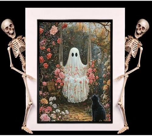 6 Pack Ghost Diamond Art Kits for Adults,Diamond Painting Kits for Beginner