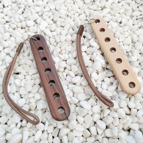 2-Pcs Wooden Knitting Yarn Divider Organizer Black Walnut & Maple Yarn Splitter for Knitting & Crochet, Smooth Finish, Easy to Use Anywhere