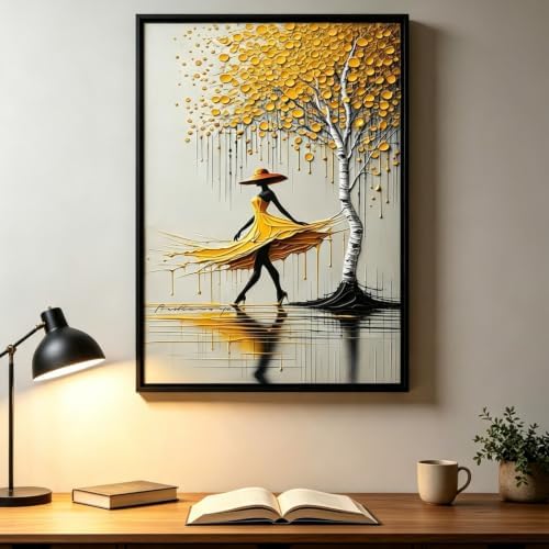 Diamond Art Kits for Adults,Abstract Lady Tree Diamond Painting Kit