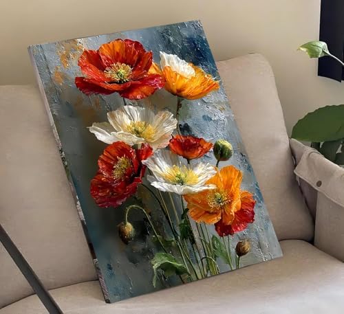 Attractive Flowers Diamond Art Kits for Adults Diamond Painting Kits