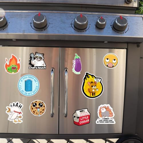 306pcs Funny Meme Vinyl Stickers Pack, Large Bulk Sticker for Laptop, Phone, Water Bottles, Computer Cars... Vine Sticker Decal DIY Décor for Bumper Accesory (Pack of 2)