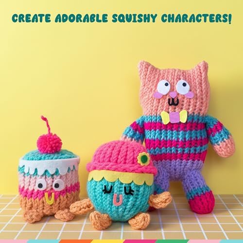 Bright Stripes Nimble Knitter Adjustable Loom Craft Kit for Kids, Ages 8+