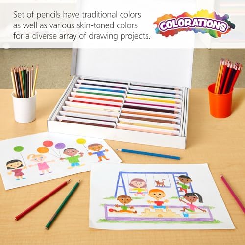 Colorations Classroom Pack Colored Pencils, Set of 240