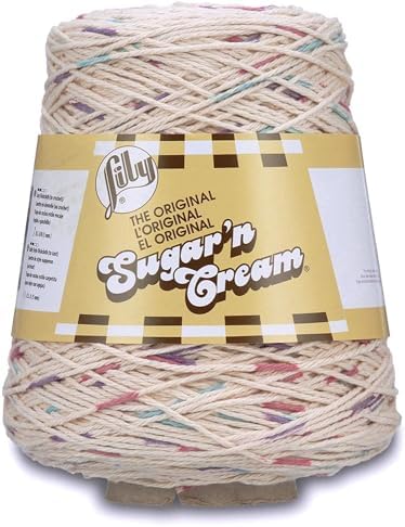 Lily Sugar'n Cream Cone Cotton Yarn for Dishcloths, Potpourri