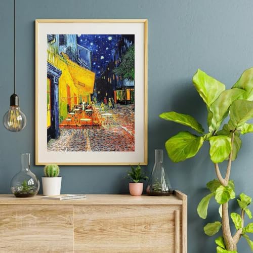 VeGuude Diamond Art Kits forAdult Café Terrace at Night Diamond PaintingKit