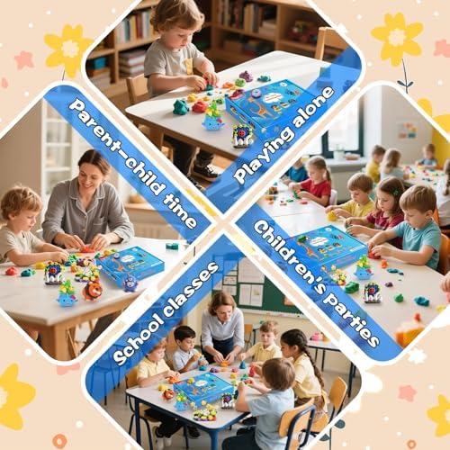 ifergoo Air Dry Clay for Kids - 102 Colors Modeling Magic Foam Clay Kit | Safe & Non-Toxic, Kids DIY Model Art & Crafts Toys with Sculpting Tools, Birthday Gifts for Boys & Girls 3-12 Years Old