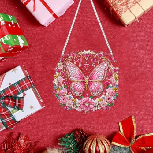 Butterfly Hanging Diamond Art Kits for Adult Diamond Painting Kit Pendant