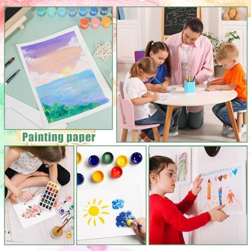 120 Sheets Watercolor Paper, 7 x 10 in, 140 Lb/300 GSM, Cold Press
