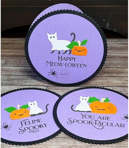 Halloween Animal Cats Metal Cutting Dies for Card Making