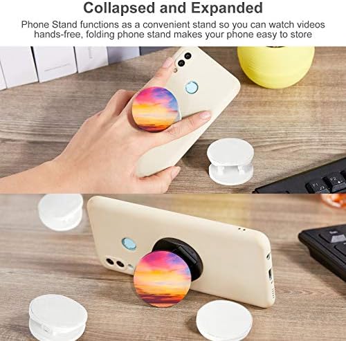 30 Pack Blank Phone Grip Holder, Expandable Phone Grip Stand,White