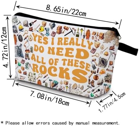 Geology Print Small Cosmetic Bag
