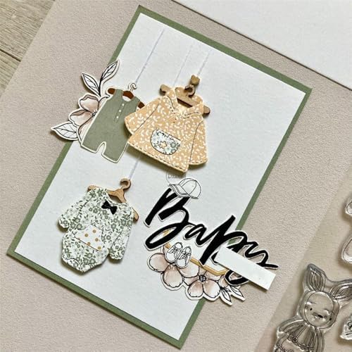 Baby Clothes Hats Socks Metal Cutting Dies for Card Making