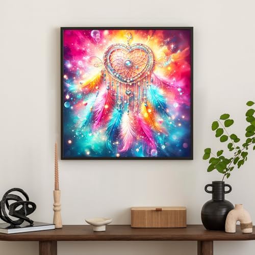 Diamond Art Kits for Adults & Beginners, Dreamcatcher Diamond Painting Kit