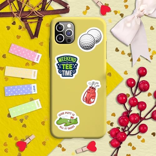 100Pcs Funny Golf Stickers for Water Bottle, Cart, Laptop - Funny Golf Gifts, Party Supplies & Decoration - Golfing Stickers and Decals - Gift for Women & Men