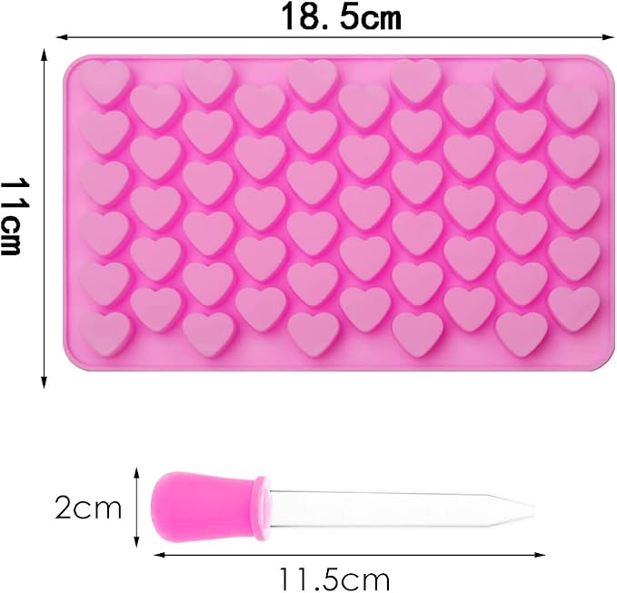Pimoys Silicone Moulds for Wax Melts Heart Mould Silicone