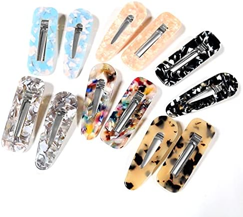 60PCS Hair Clips for Silicone Resin Molds, DIY Hair Bow Clips Pearl Hairpin Hair Accessories for Girls and Women (Mix Silver-Golden)