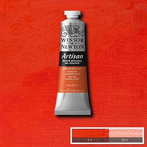 Winsor & Newton Artisan Water Mixable Oil Paint, 37ml, Cadmium Red Light